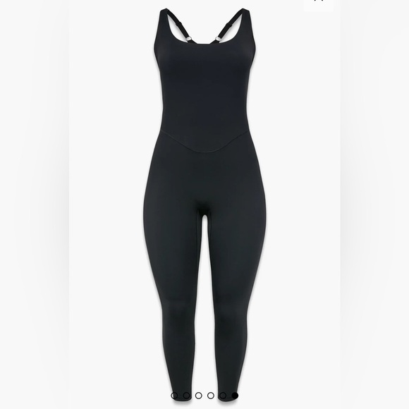 Savage X Fenty Bond Babe Jumpsuit Black Size M 8-10 - Picture 5 of 13
